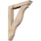 Ekena Millwork Funston Traditional Smooth Bracket w/ Offset Brace, Douglas Fir, 5 1/2"W x 30"D x 38"H BKT0604X30X38FST01SDF - alternate 1
